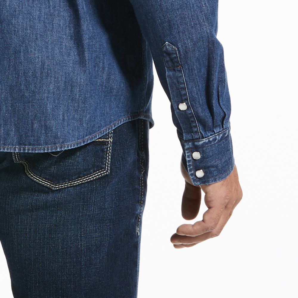Ariat Mens Retro Fit Shirt Denim - 10033464