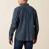 Ariat Mens Retro Harlan Fitted Snap Shirt Navy - 10071646