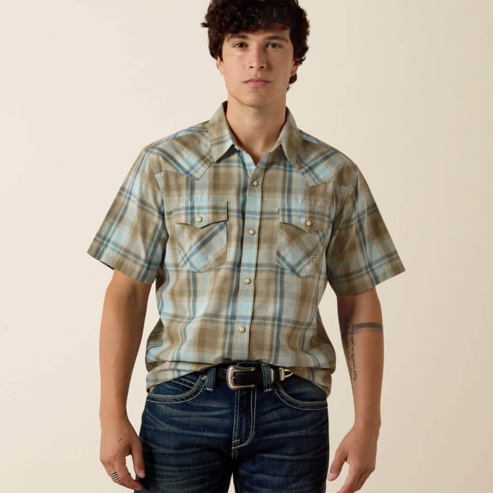 Ariat Mens Retro Hawke Fitted Snap Shirt - 10073577