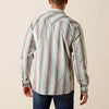 Ariat Mens Retro Hesperus Fitted Snap Shirt Aquifer Plaid - 10071089