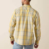 Ariat Mens Retro Hux Fitted Snap Shirt Chai Tea Plaid - 10071644
