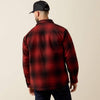 Ariat Mens Retro Shirt Jacket Biking Red Buffalo Plaid - 10079575