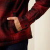 Ariat Mens Retro Shirt Jacket Biking Red Buffalo Plaid - 10079575