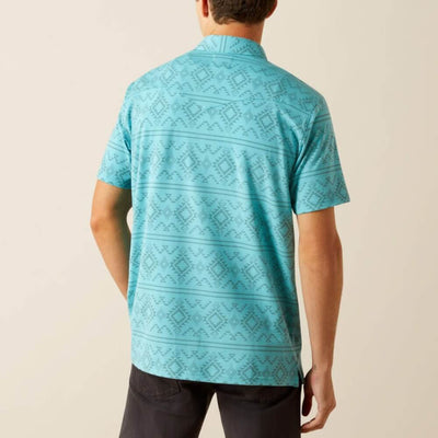 Ariat Mens Retro Western Snap Polo Shirt