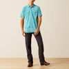 Ariat Mens Retro Western Snap Polo Shirt
