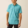 Ariat Mens Retro Western Snap Polo Shirt