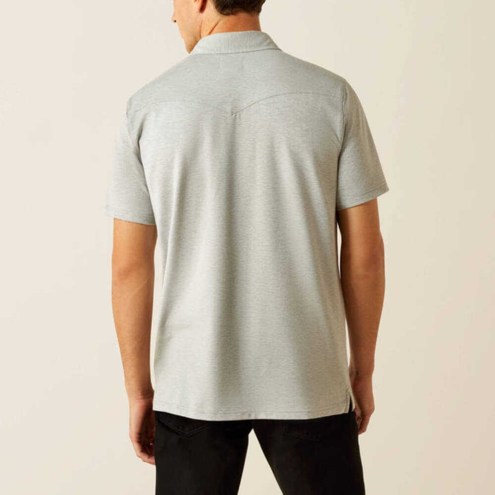 Ariat Mens Retro Western Snap Polo Shirt