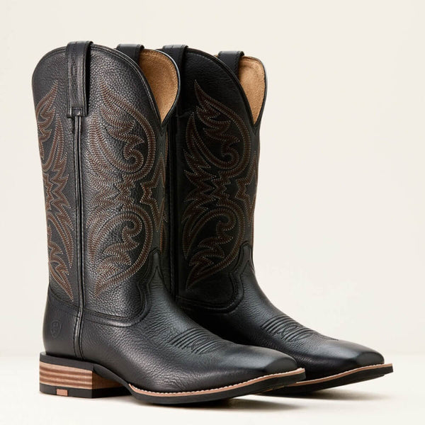 ARIATペコスウエスタンブーツUS11.5D レザー 黒 PECOS Ariat Mens Ricochet Cowboy Boots | Black Carbon | Buy Now