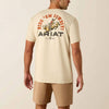 Ariat Mens Ride Em Cowboy Classic Fit T-Shirt Natural - 10071199
