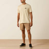 Ariat Mens Ride Em Cowboy Classic Fit T-Shirt Natural - 10071199