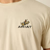 Ariat Mens Ride Em Cowboy Classic Fit T-Shirt Natural - 10071199