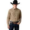 Ariat Mens Rip Long Sleeve Snap Shirt Antique Gold - 10080698