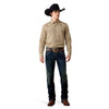 Ariat Mens Rip Long Sleeve Snap Shirt Antique Gold - 10080698
