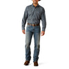 Ariat Mens Robert Chambray Blue Shirt