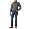 Ariat Mens Rochard Chambray Blue Shirt