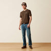 Ariat Mens Rocky Mountain Bull T-Shirt Turkish Coffee - 10080633