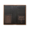 Ariat Mens Rodeo Leather Wallet Medium Brown - A3565644