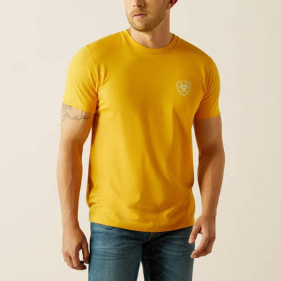 Ariat Mens Rodeo Proud T-Shirt Gold Heather