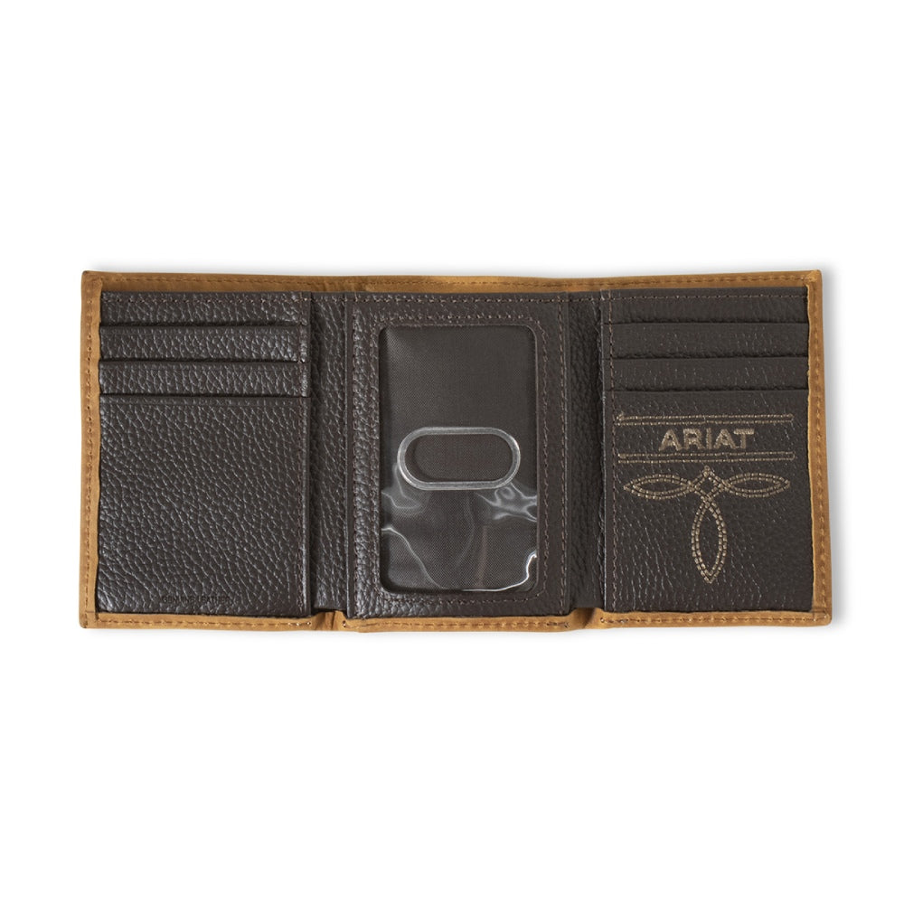 Ariat Mens Rodeo Trifold Wallet