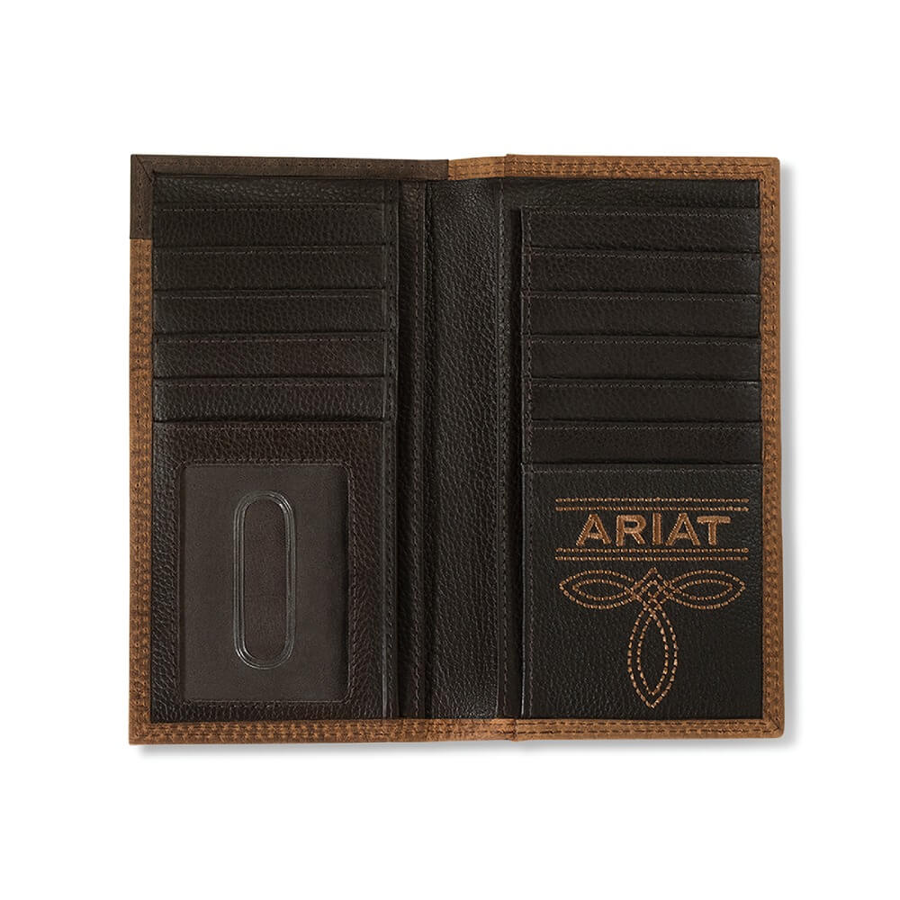 Ariat Mens Rodeo Wallet Brown