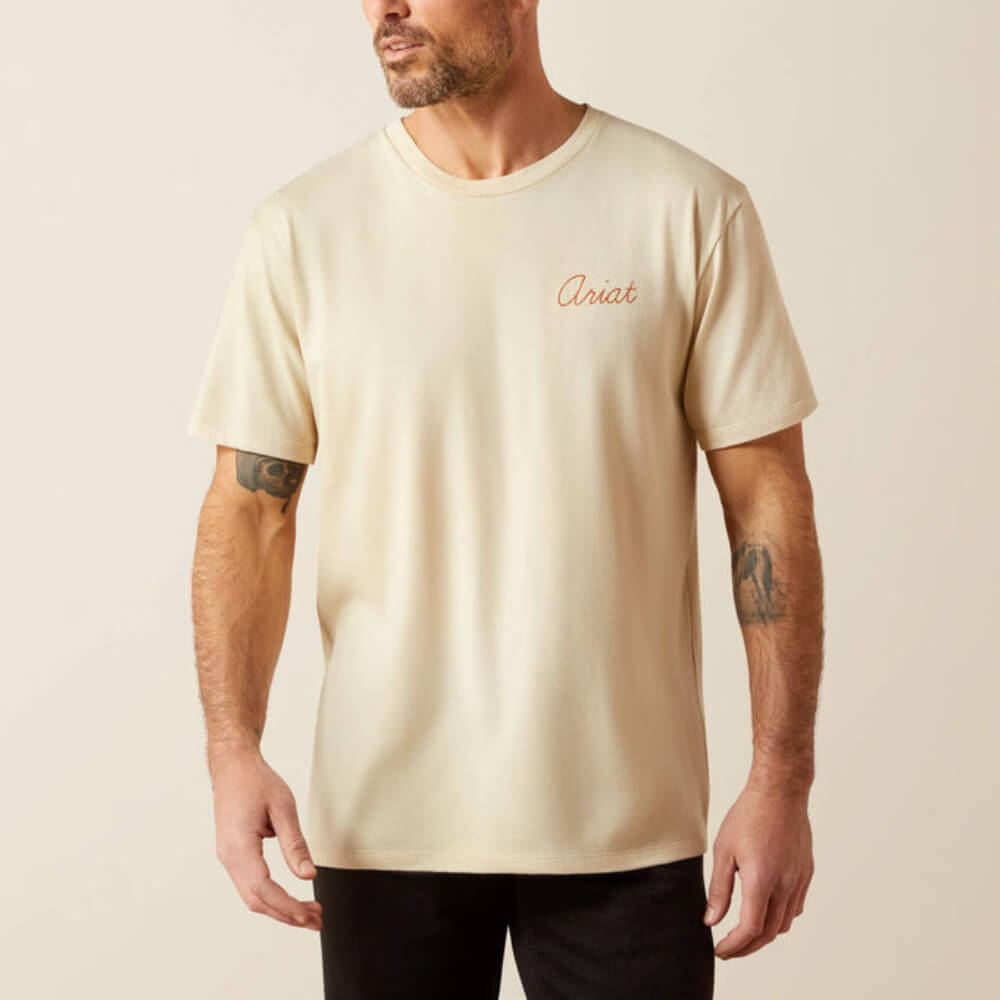 Ariat Mens Roper's Delight T-Shirt Natural - 10065893