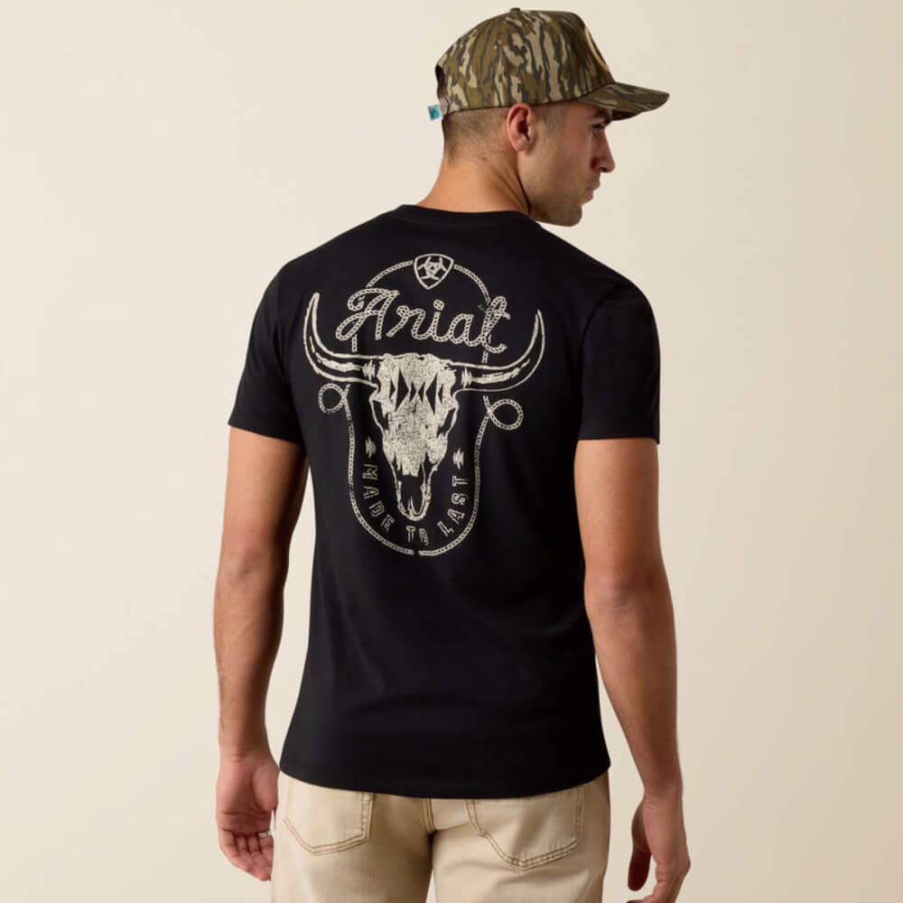 Ariat Mens Roughstock Cattle T-Shirt Black - 10080688