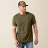 Ariat Mens Rust Serape Shield T-Shirt Grape Leaf - 10079616