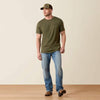 Ariat Mens Rust Serape Shield T-Shirt Grape Leaf - 10079616