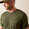 Ariat Mens Rust Serape Shield T-Shirt Grape Leaf - 10079616