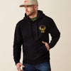 Ariat Mens Rustic Eagle Hoodie Black - 10080682