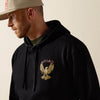 Ariat Mens Rustic Eagle Hoodie Black - 10080682
