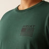 Ariat Mens Rustic Wood Flag T-Shirt
