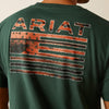 Ariat Mens Rustic Wood Flag T-Shirt