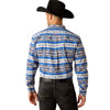 Ariat Mens Ryder Royal Blue Aztec Print Shirt