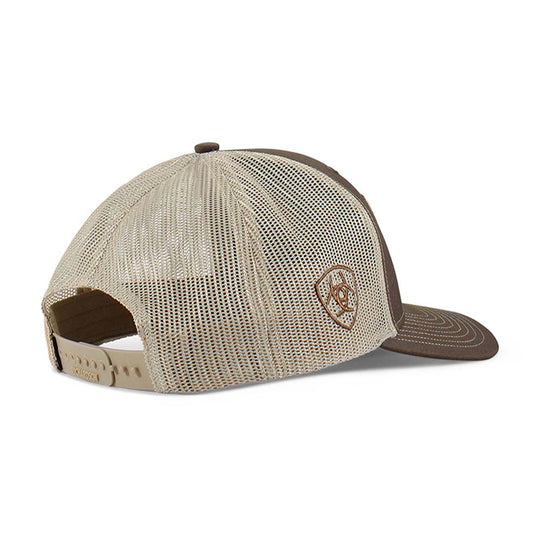 Ariat Mens Serape Steerhead Cap | Brown | Shop Online