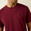 Ariat Mens Shell Game Classic Fit T-Shirt Maroon Banner - 10071158
