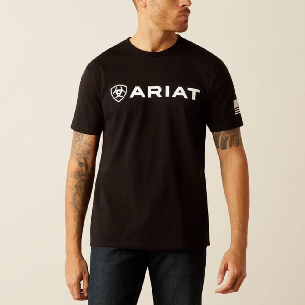 Ariat Mens Shield Flag T-Shirt