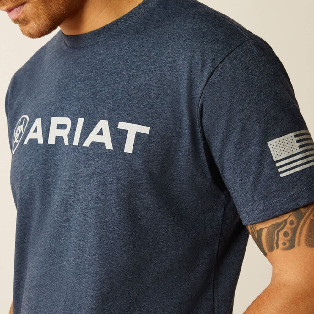 Ariat Mens Shield Flag T-Shirt