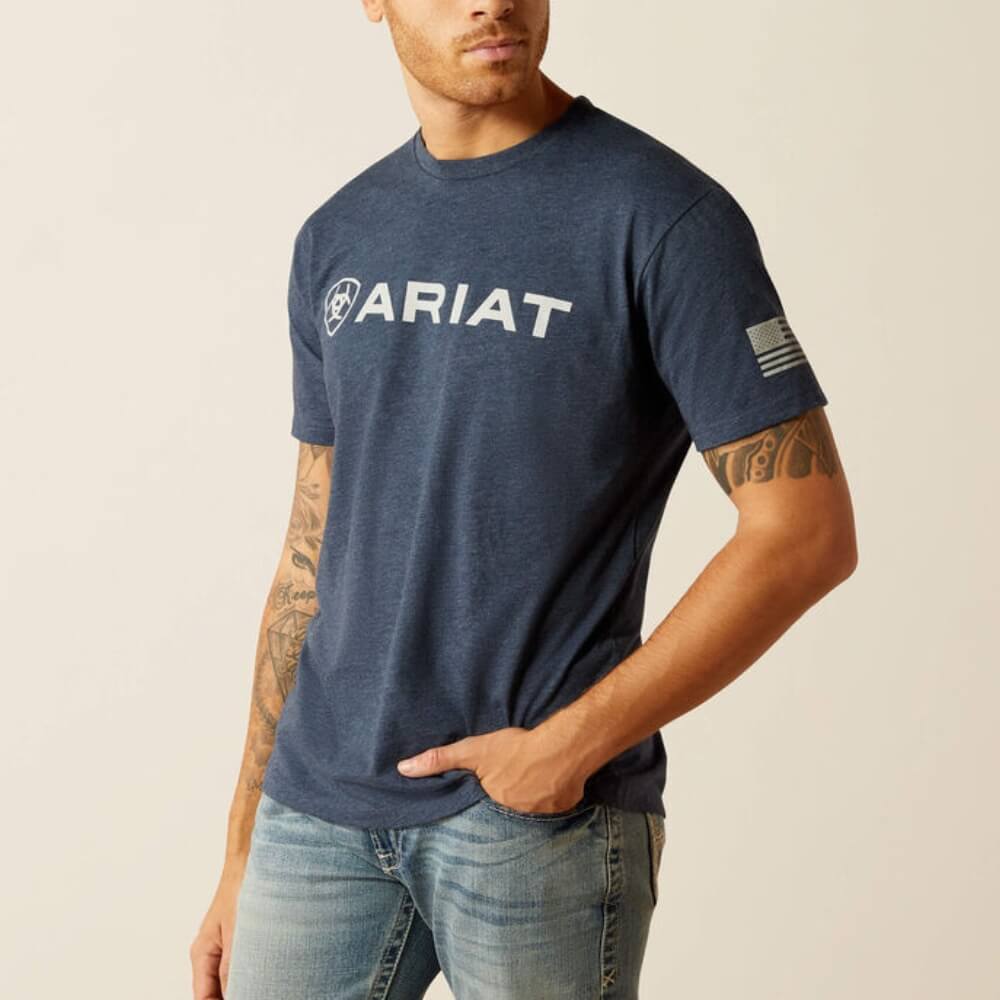 Ariat Mens Shield Flag T-Shirt