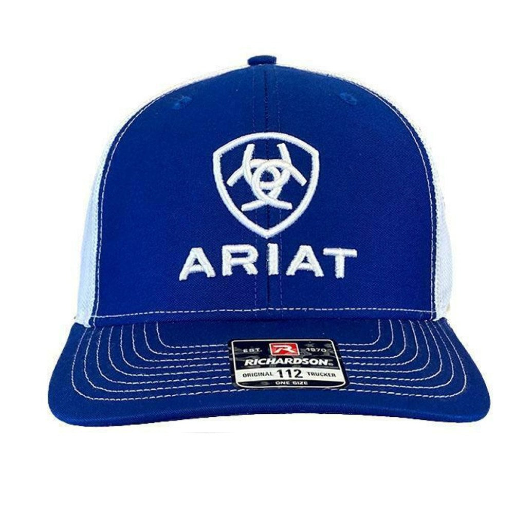 Ariat Mens Shield Logo Cap Blue - A300005227