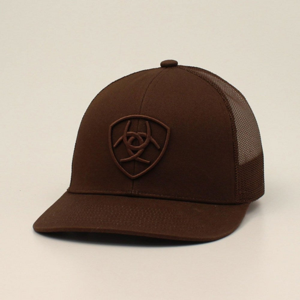 Ariat Mens Shield Logo Cap Brown - A300053002