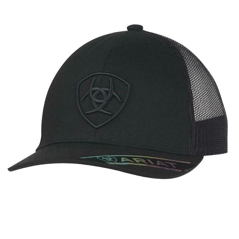 Ariat Mens Shield Logo Snapback Cap Black - A300053001