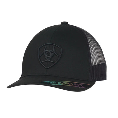 Ariat Mens Shield Logo Snapback Cap Black - A300053001