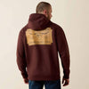 Ariat Mens Shield Steerhead Hoodie Brown - 10073715