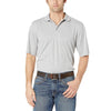 Ariat Mens Short Sleeve Tek Polo Shirt Grey - 10022001