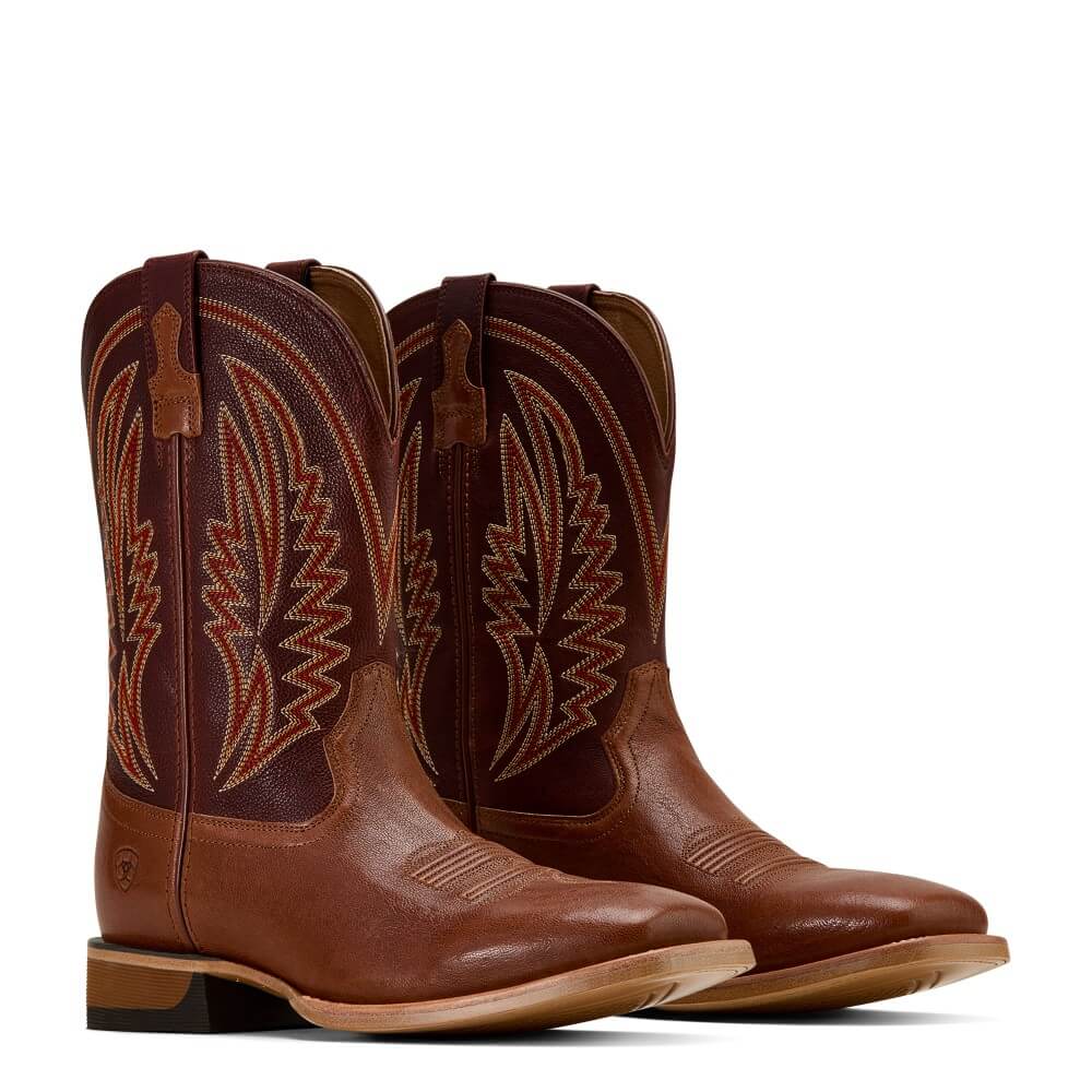 Ariat Mens Sidewinder Glory Western Boots Tan/Roasted Chestnut - 10061303