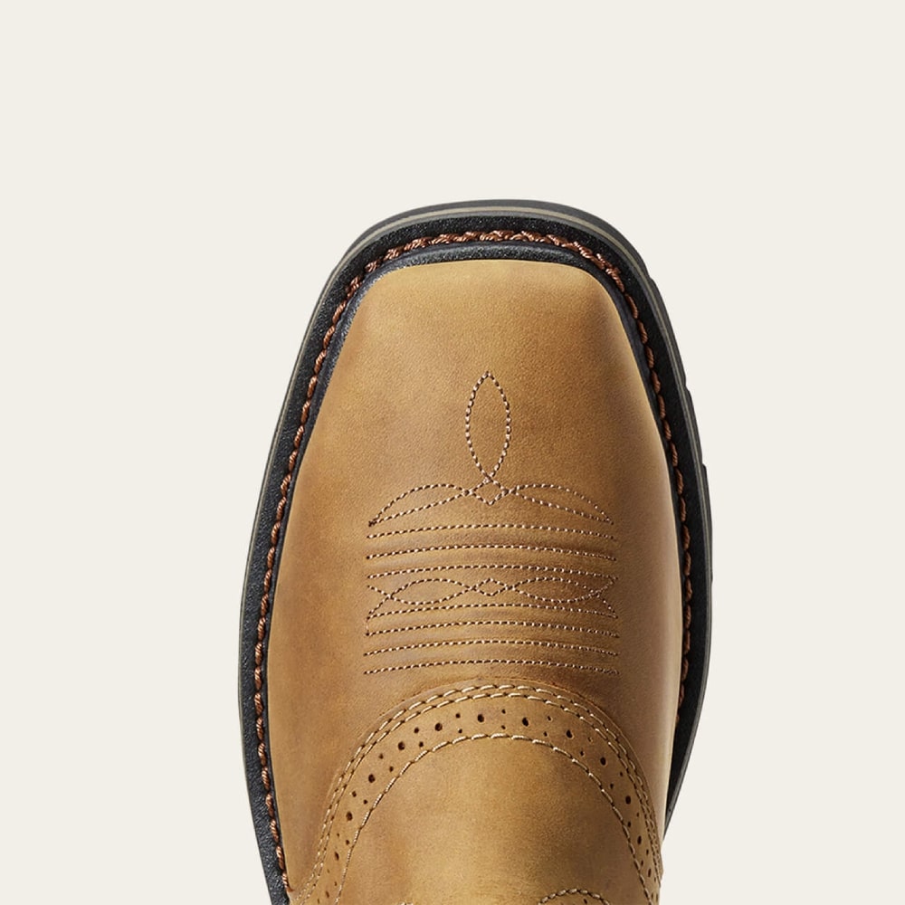 Ariat Mens Sierra Wide Square Toe Western Work Boots