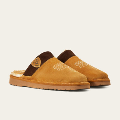 Ariat Mens Silversmith Chestnut Square Toe Slippers - AR2842-200