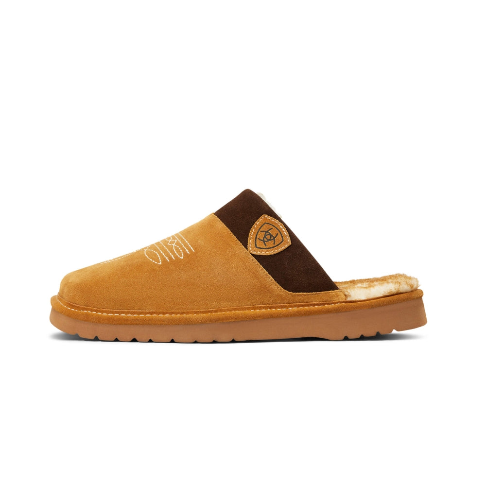 Ariat Mens Silversmith Chestnut Square Toe Slippers - AR2842-200