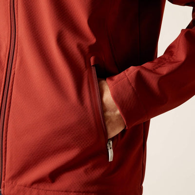 Ariat Mens Softshell Jacket Fired Brick